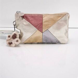 Kipling Creativity L Accessory Pouch KI2946 Polyamide Bronze Metallic Multi